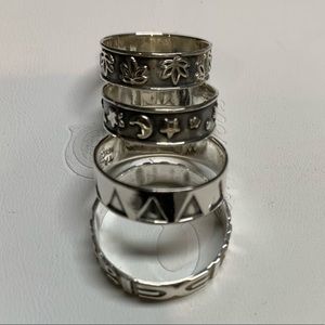 MEXICO 925 Silver Rings-sets